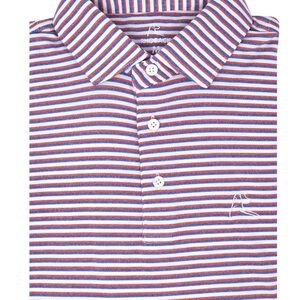Rhoback Spacious Skies Striped Polo Shirt